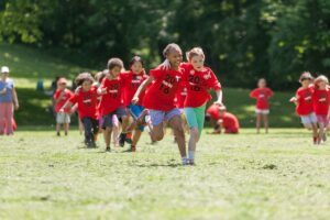 Kids In A Three Legged Race